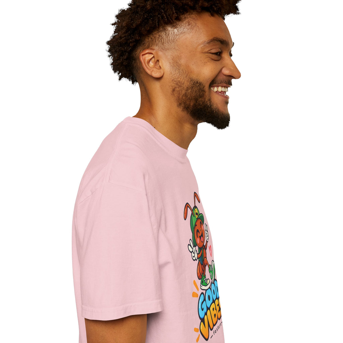 Good Vibes – Happy Ant Graphic T-Shirt