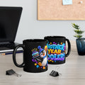 Another Year Cooler Penguin Birthday Black Mug