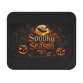 Spooky Season Halloween Mouse Pad — Jack-o'-Lantern & Moon Desk Mat