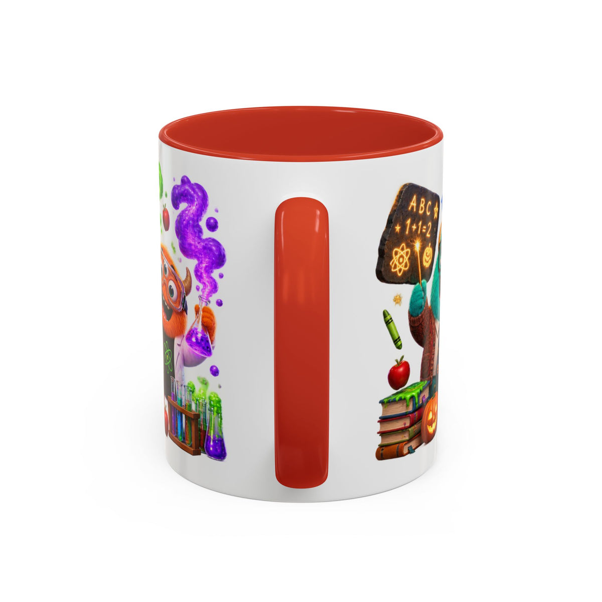 Teaching Is a Scream Monster Teacher Halloween White Mug