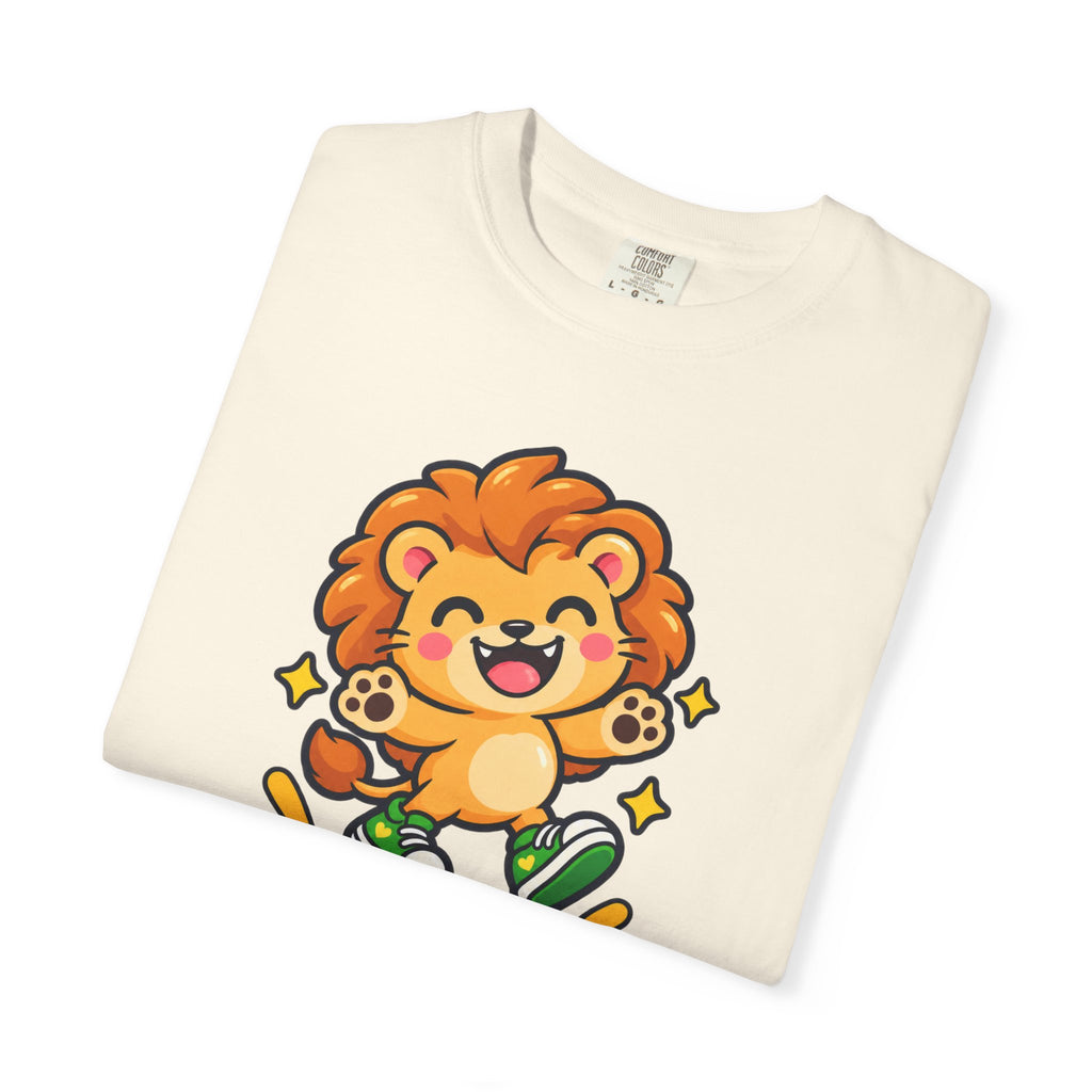 Stay Roarsome – Cute Happy Lion Graphic T-Shirt