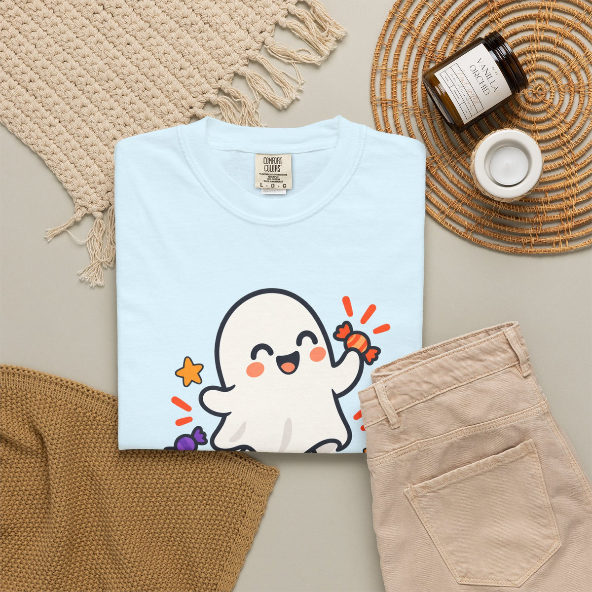 Spooky but Sweet Ghost T-Shirt | Cute Halloween Graphic Tee