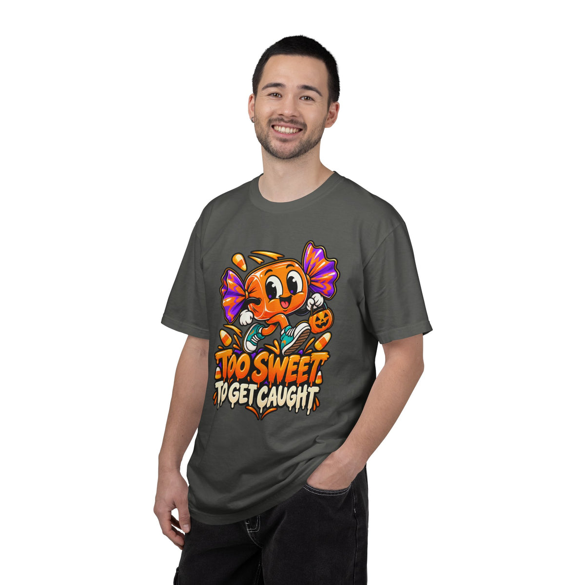 Too Sweet to Get Caught – Cute Halloween Candy T-Shirt