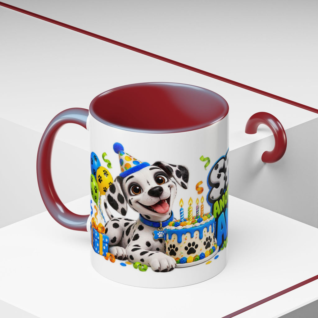 Dalmatian Birthday Mug – Spotted Another Year of Awesome White Coffee Cup