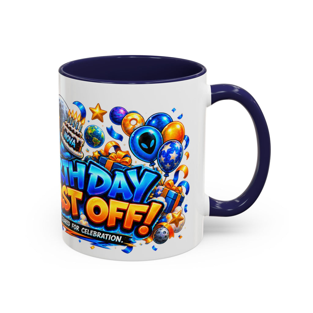 Festora Alien Birthday Mug – Birthday Blast Off Coffee Cup