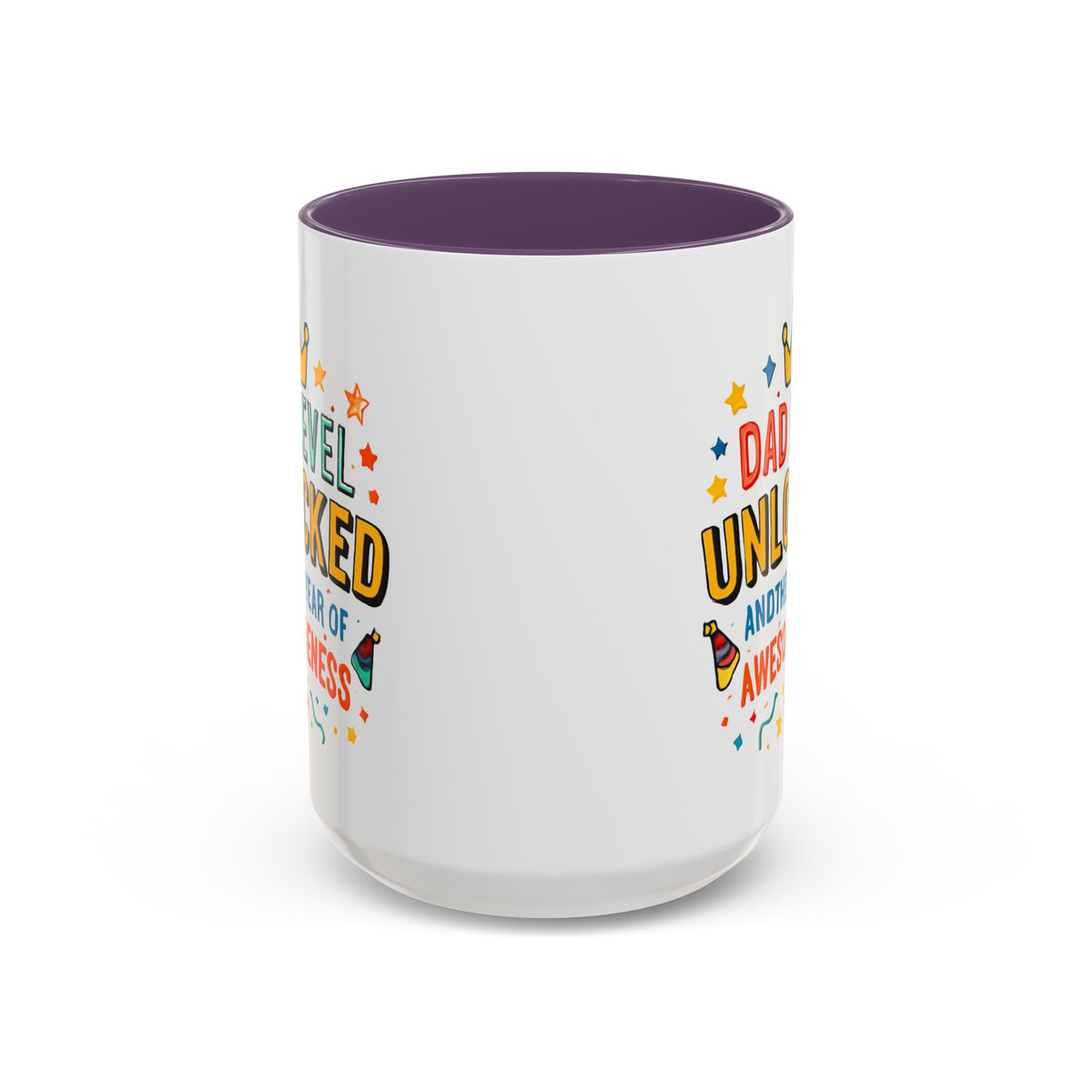 Dad Level Unlocked Coffee Mug – Funny Father’s Day 11/15oz Accent Mug