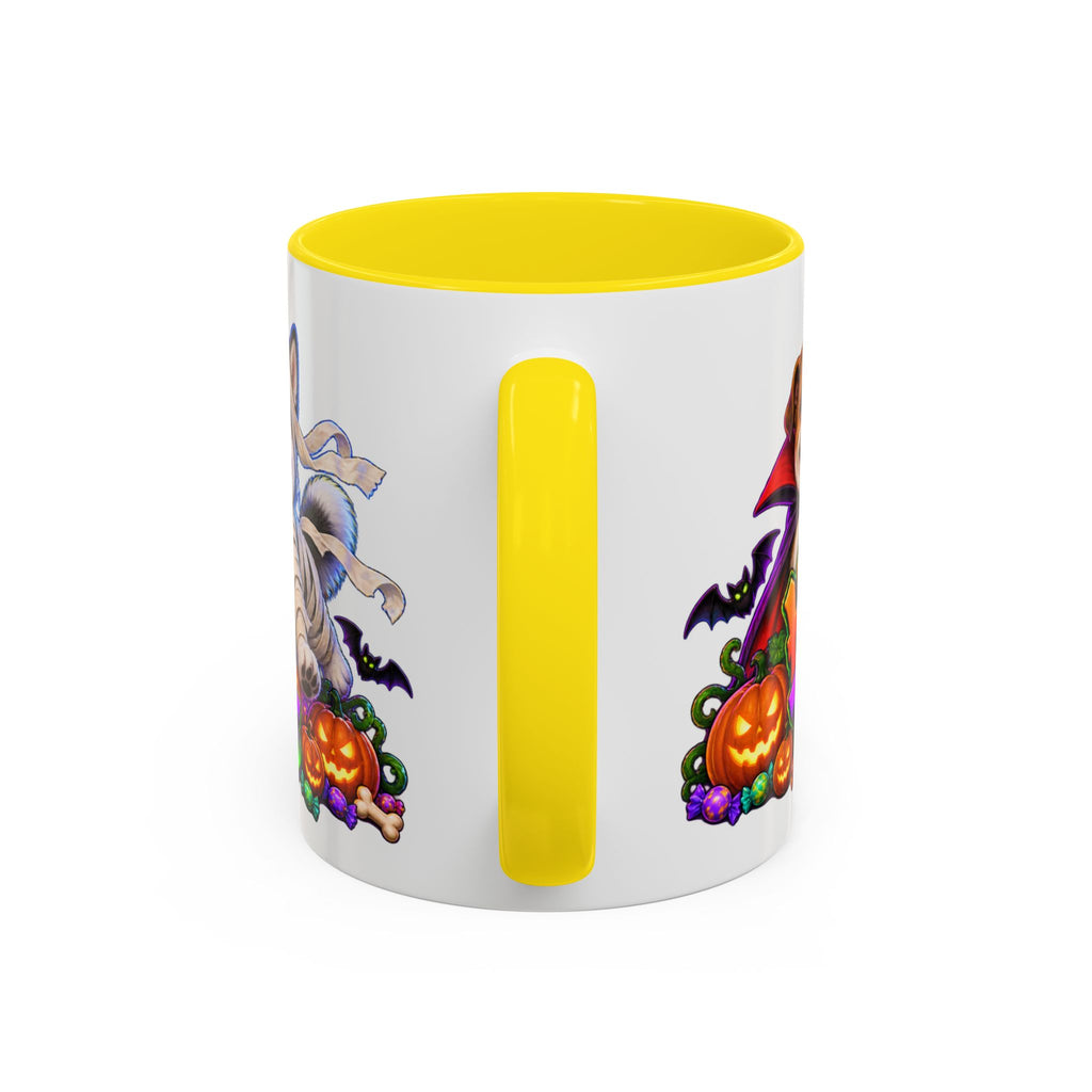 Howl-O-Ween Troublemakers Costume Dogs Halloween White Mug