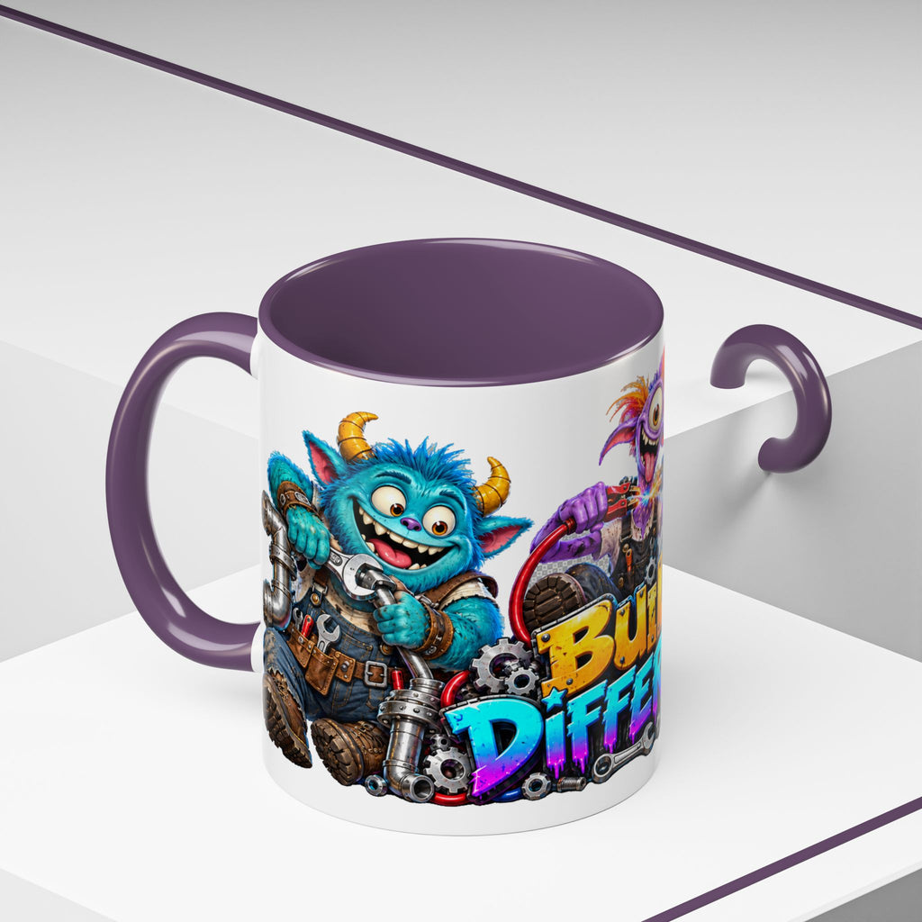 Built Different Monster Workshop Halloween White Mug