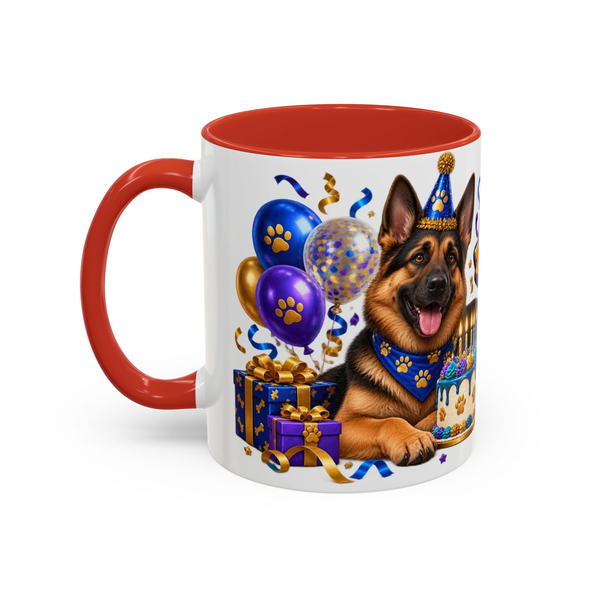 German Shepherd Birthday Mug – Another Year Bolder White Coffee Cup