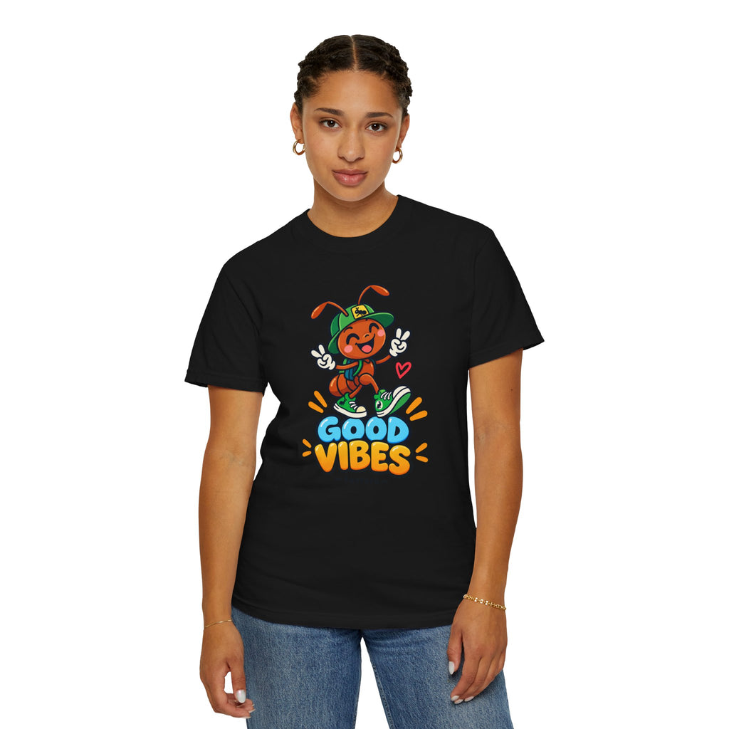 Good Vibes – Happy Ant Graphic T-Shirt