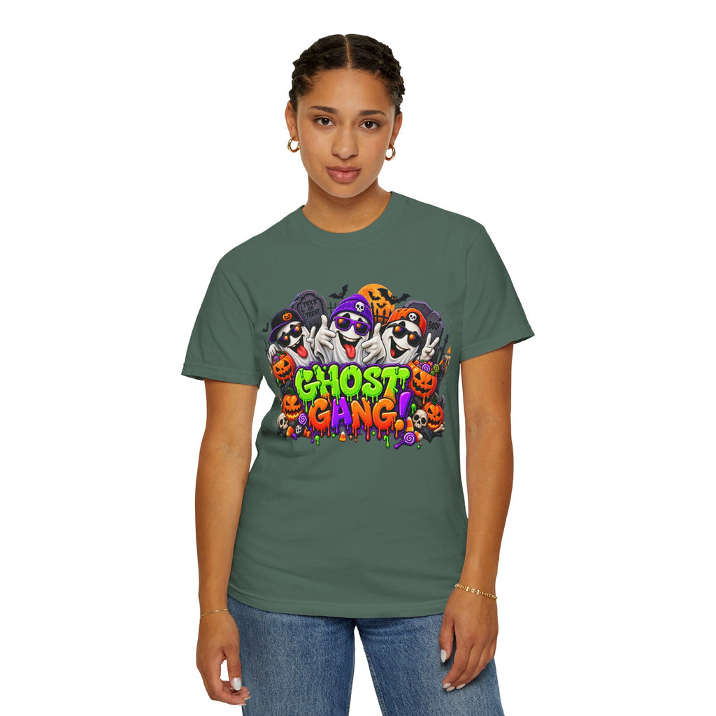 Ghost Gang Halloween T-Shirt – Funny Colorful Ghost Graphic Tee