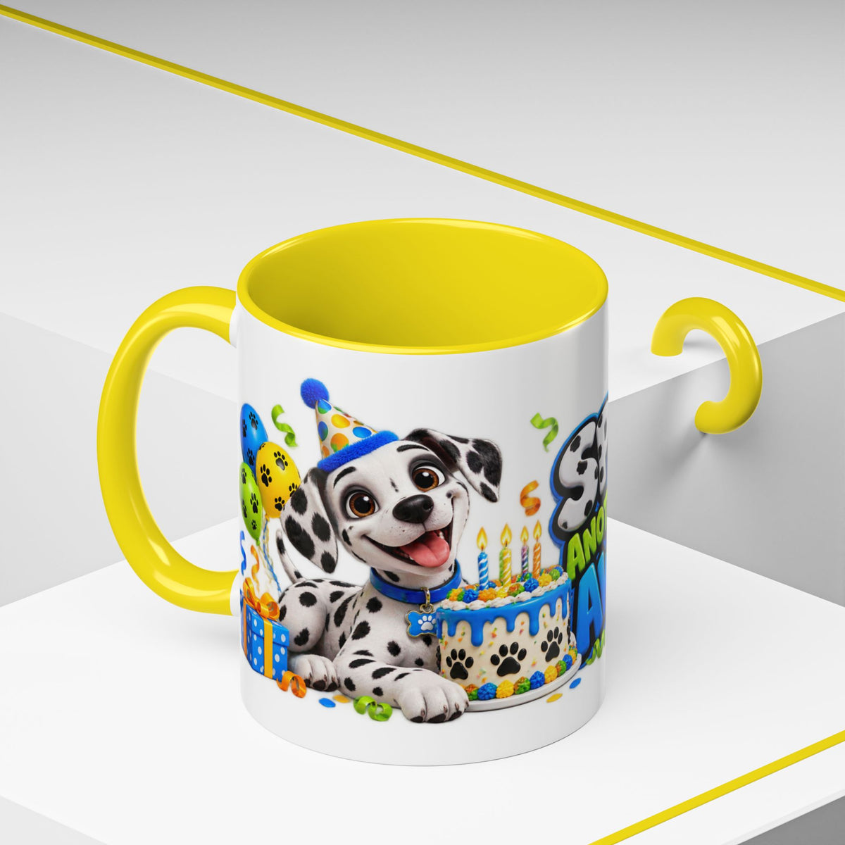 Dalmatian Birthday Mug – Spotted Another Year of Awesome White Coffee Cup