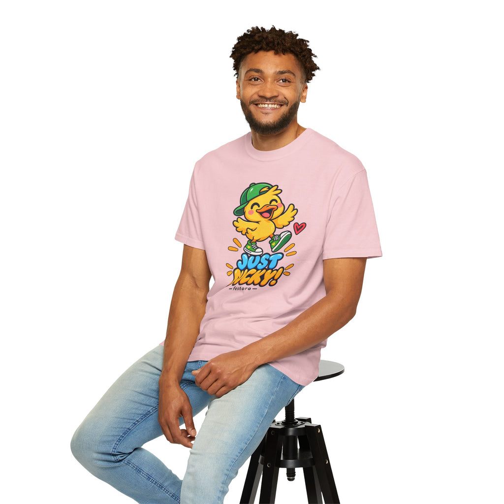 Just Ducky! – Cute Happy Duck Graphic T-Shirt