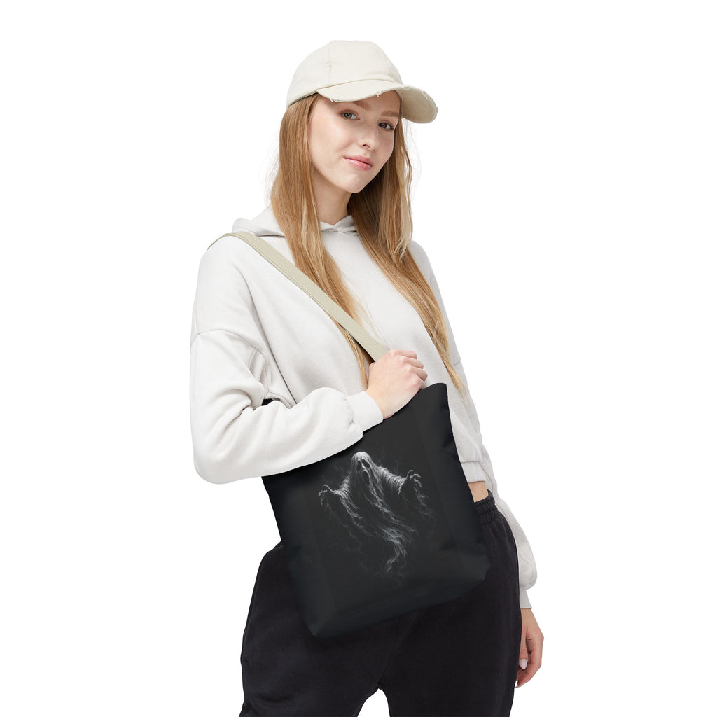 Ghostly Spirit Tote Bag — Spooky Halloween All-Over Print