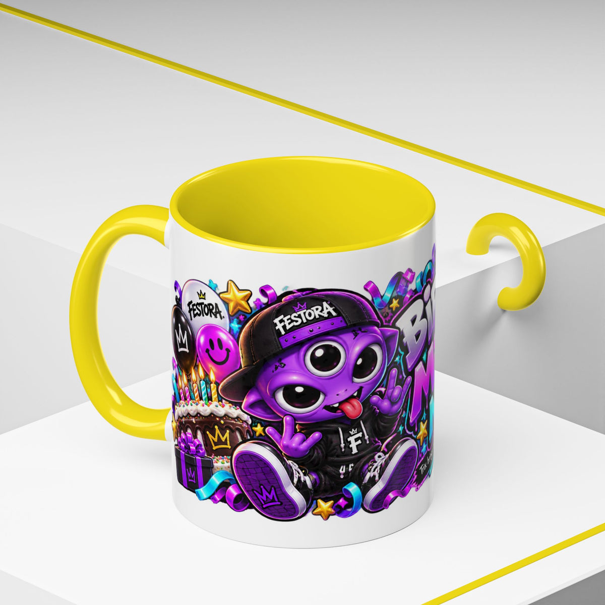 Festora Alien Birthday Mug – Birthday Mischief Mode Coffee Cup