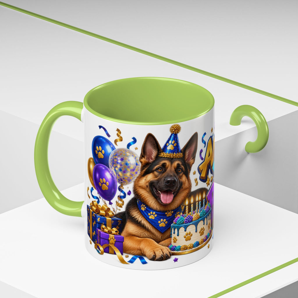 German Shepherd Birthday Mug – Another Year Bolder White Coffee Cup