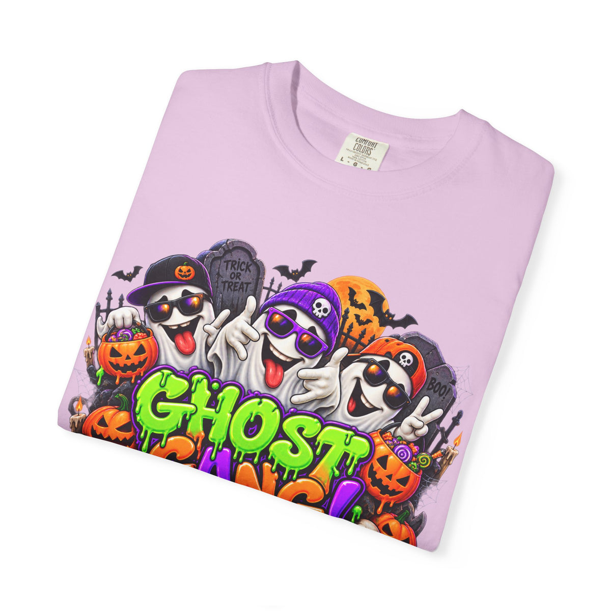 Ghost Gang Halloween T-Shirt – Funny Colorful Ghost Graphic Tee
