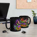 Brewing Up Trouble Witches Halloween Black Mug