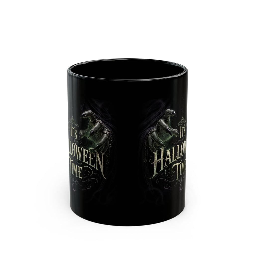 Halloween Time Black Mug – Spooky Green Claw 11oz/15oz