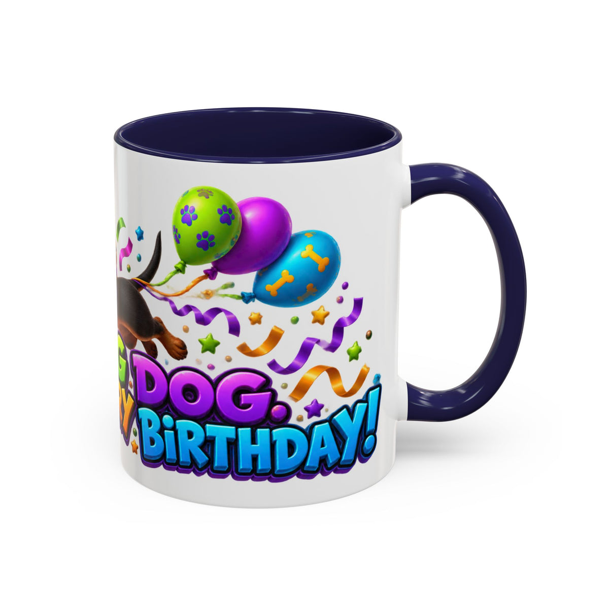 Long Dog Legendary Birthday Dachshund White Mug