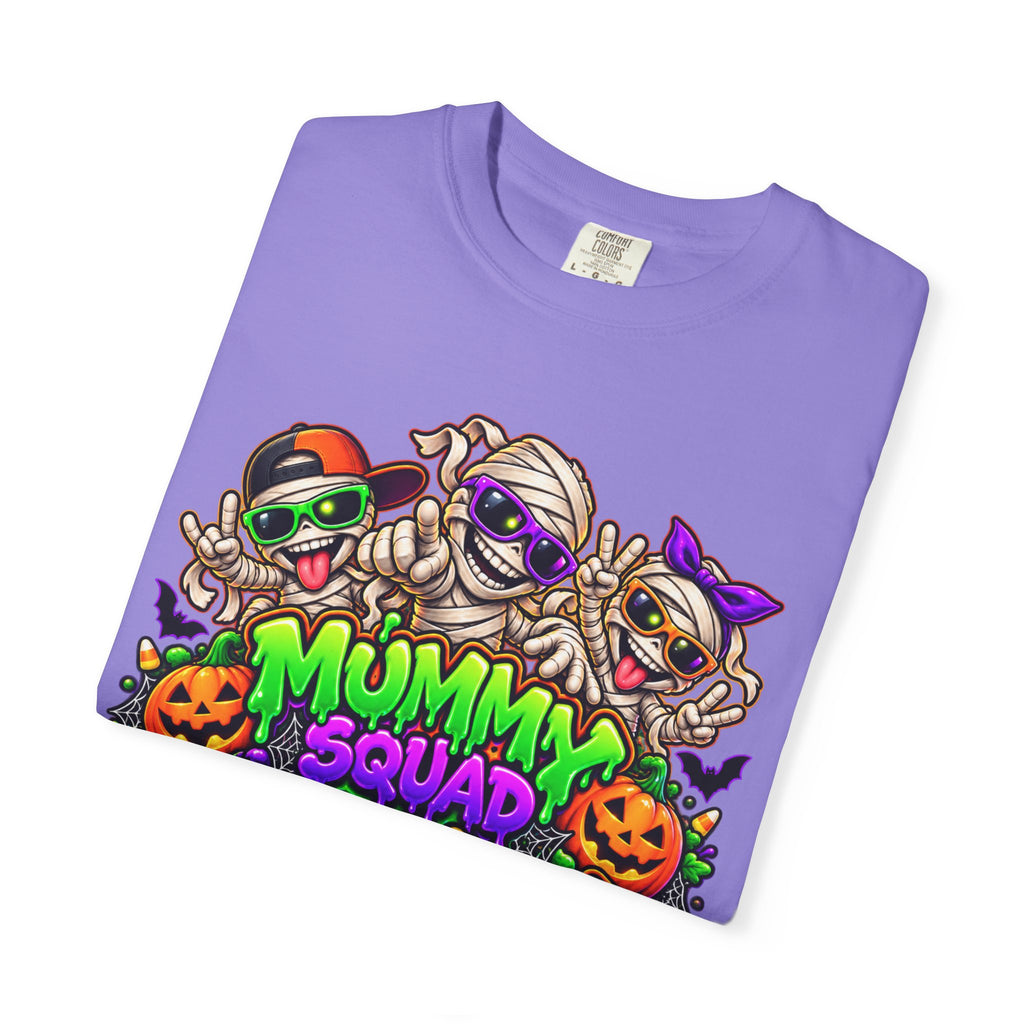 Mummy Squad For Life Halloween T-Shirt – Funny Colorful Mummy Graphic Tee