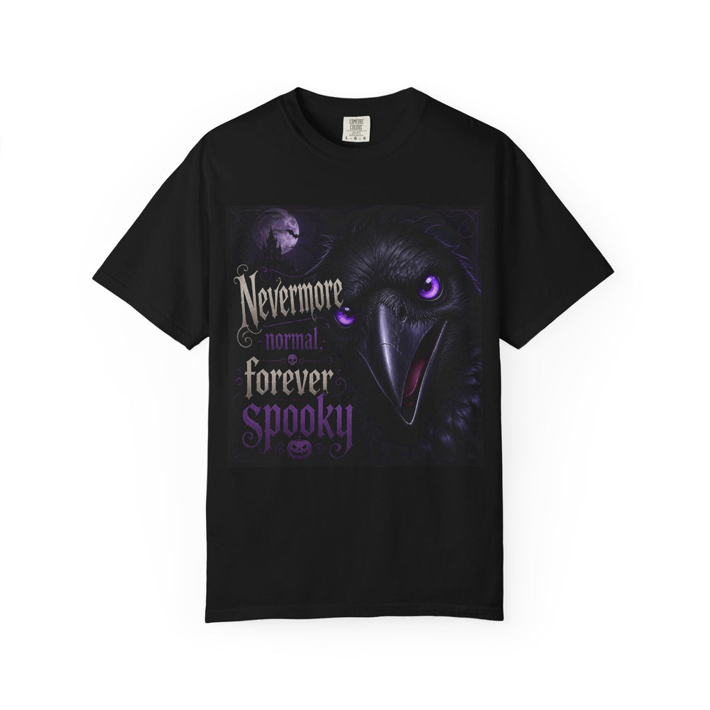 Nevermore Forever Spooky T-Shirt — Gothic Raven Halloween Tee