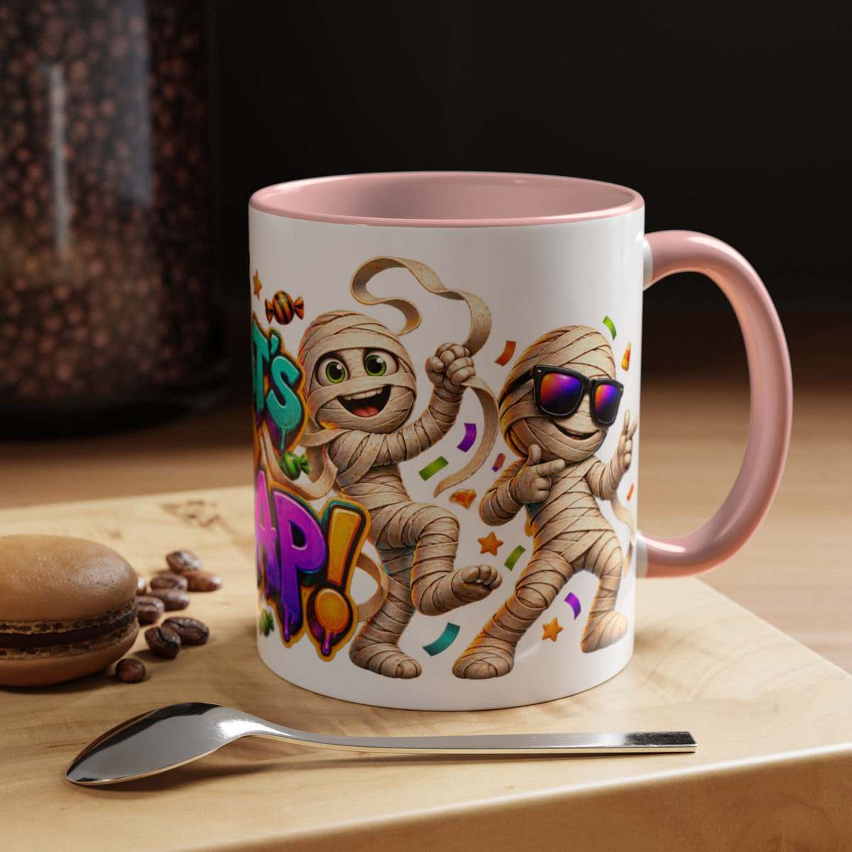 That’s a Wrap Funny Halloween Mummy Party White Mug