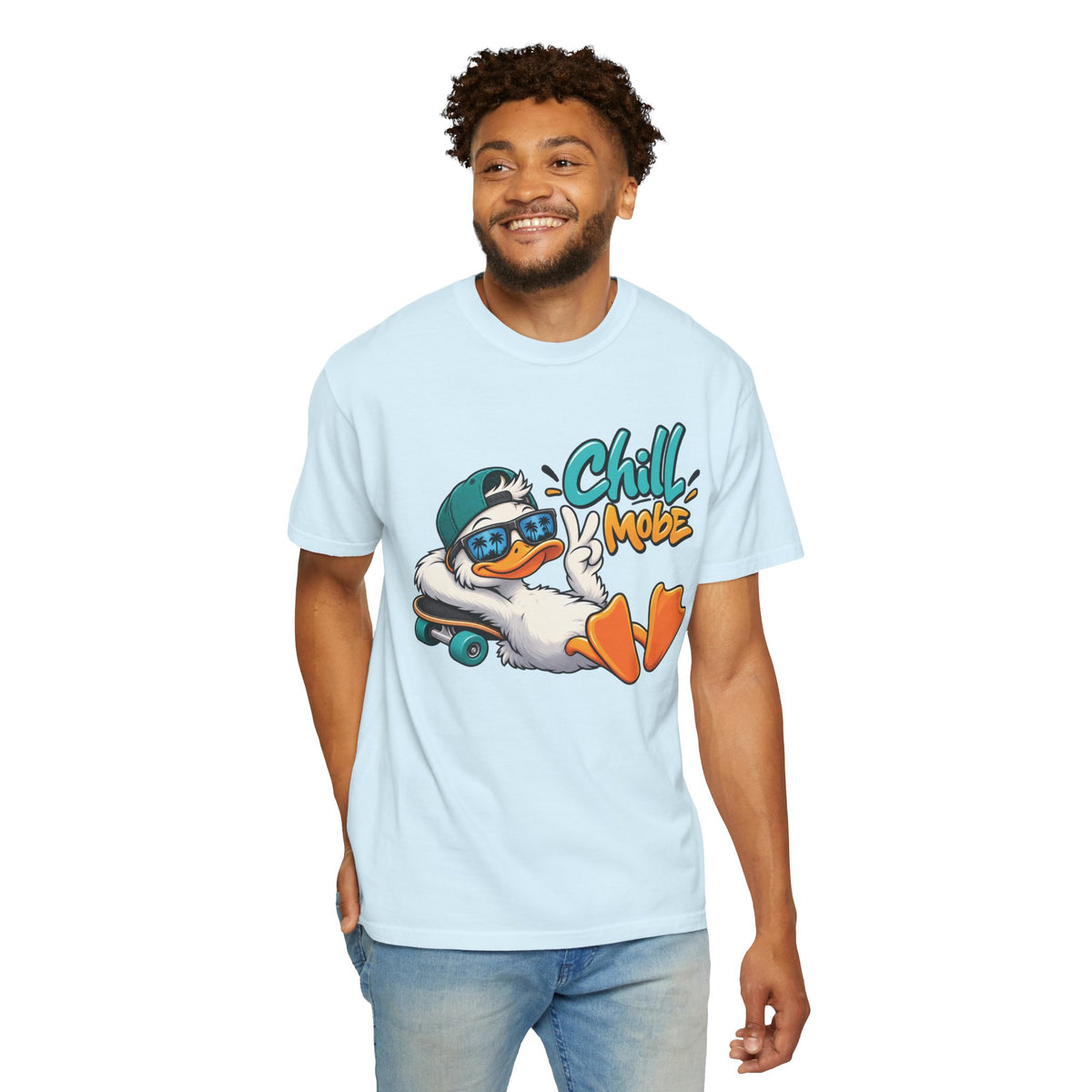 Chill Mode Duck Graphic T-Shirt | Festora Everyday