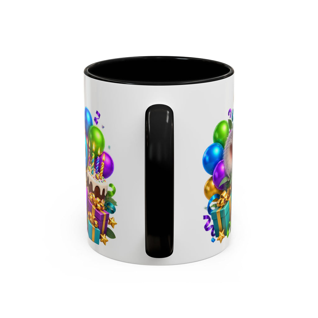 Koala-Fied for a Great Birthday White Mug – Cute Koala Birthday Cup, Colorful Fun Party Gift