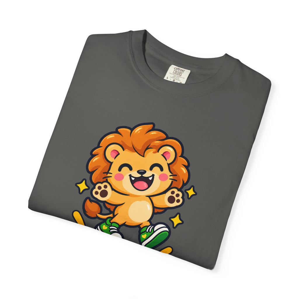 Stay Roarsome – Cute Happy Lion Graphic T-Shirt