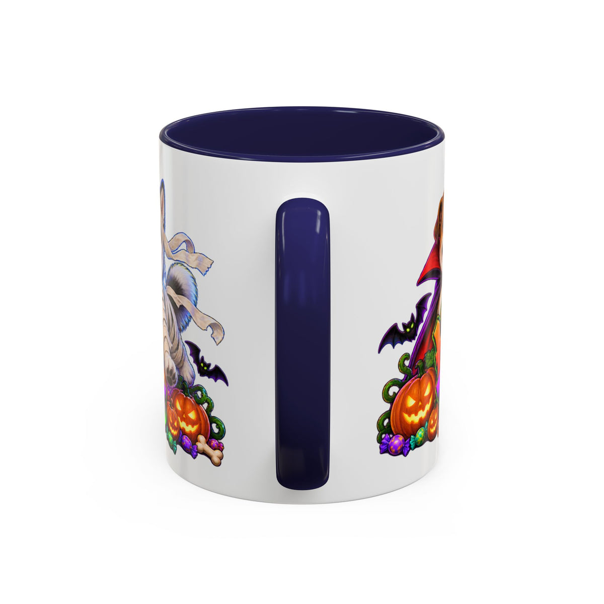 Howl-O-Ween Troublemakers Costume Dogs Halloween White Mug