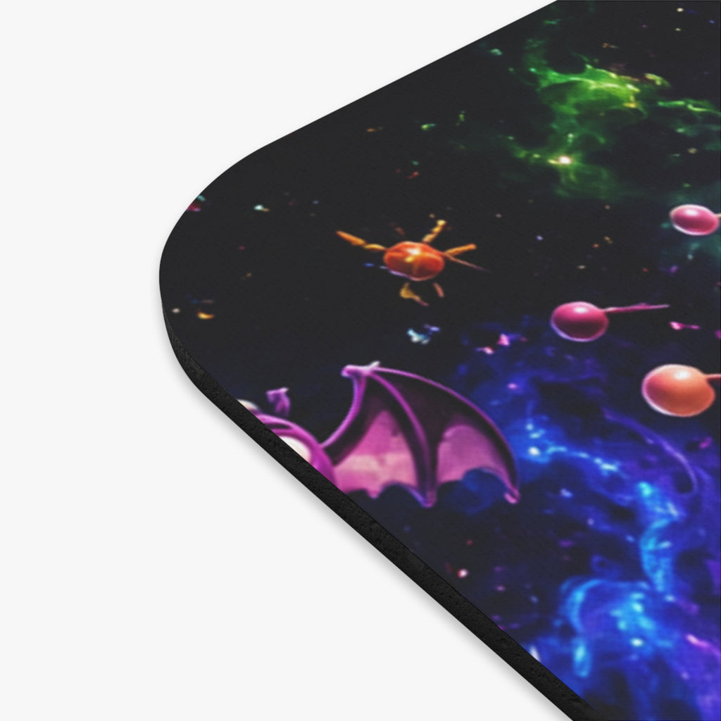 Candy Galaxy Mouse Pad — Colorful Cartoon Sweets (9" x 8")
