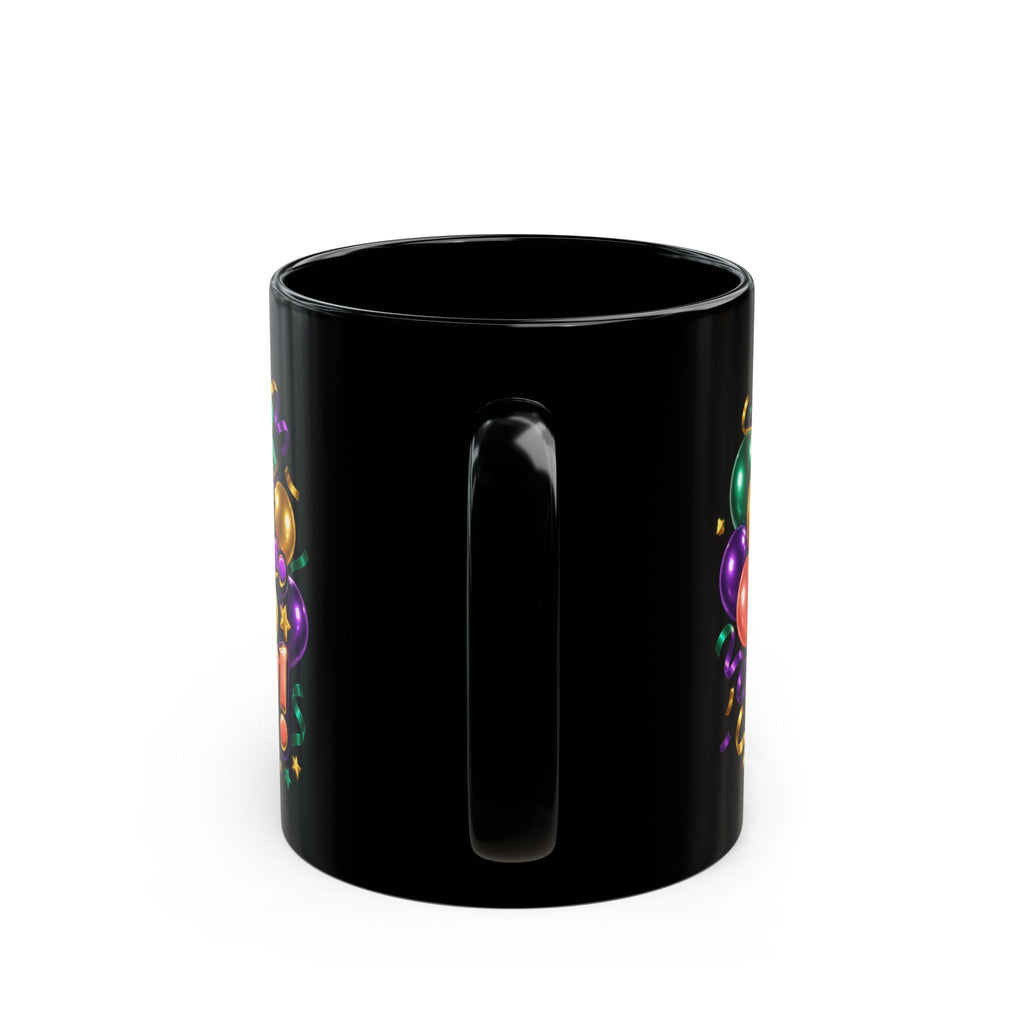 Built for Cake Born to Party French Bulldog Black Mug