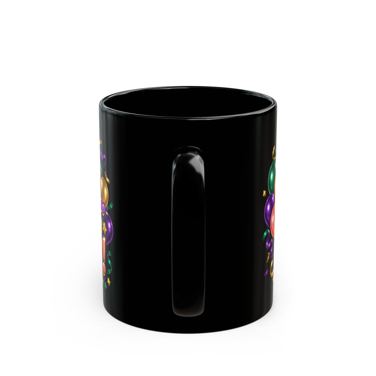 Built for Cake Born to Party French Bulldog Black Mug