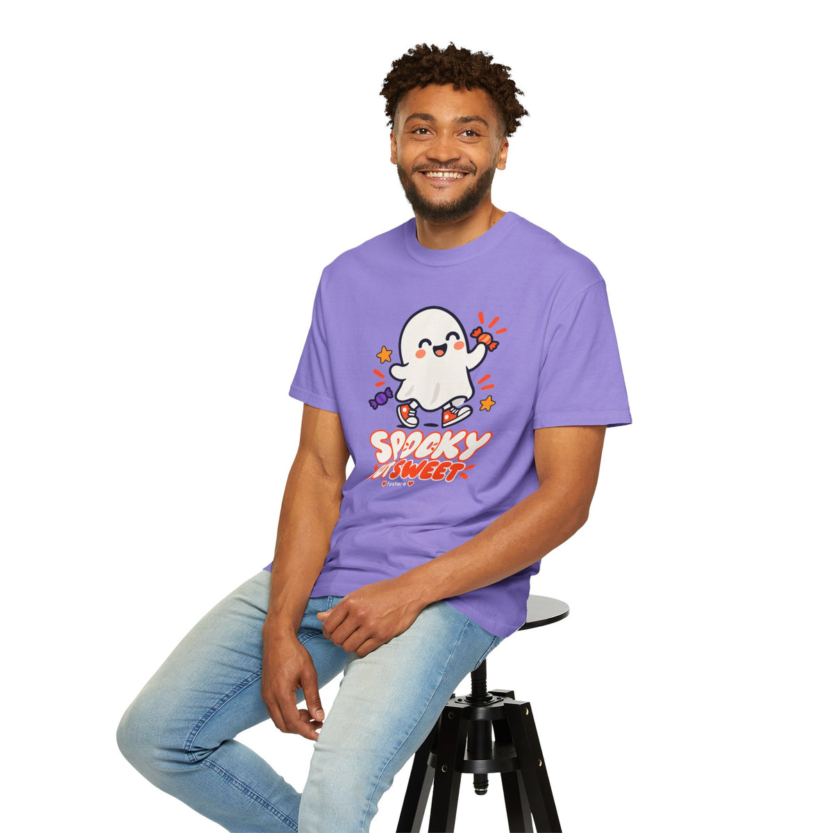 Spooky but Sweet Ghost T-Shirt | Cute Halloween Graphic Tee