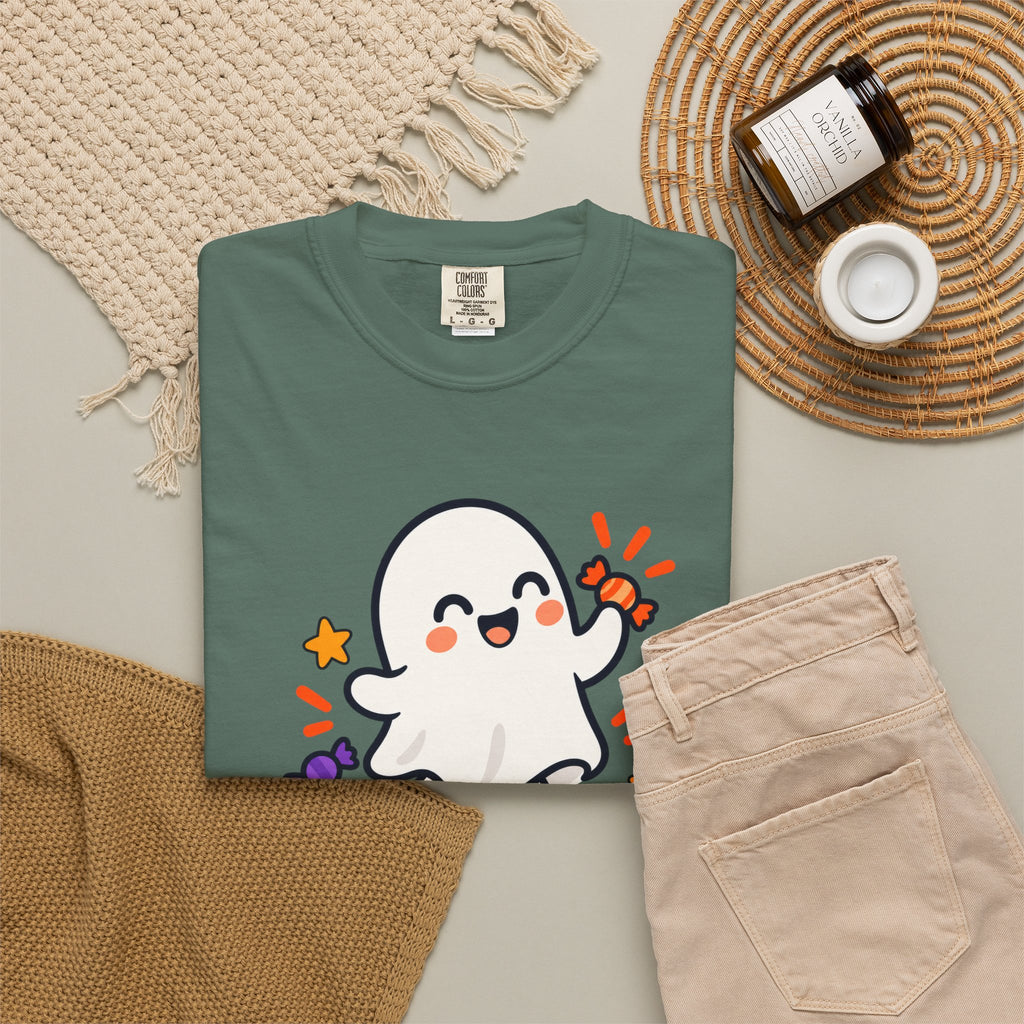 Spooky but Sweet Ghost T-Shirt | Cute Halloween Graphic Tee