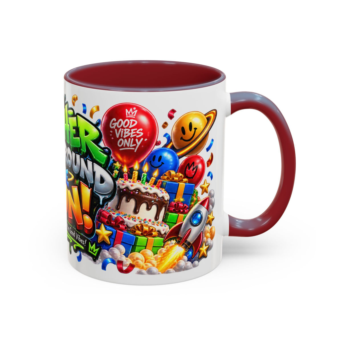 Festora Alien Birthday Mug – Another Trip Around the Sun Coffee Cup