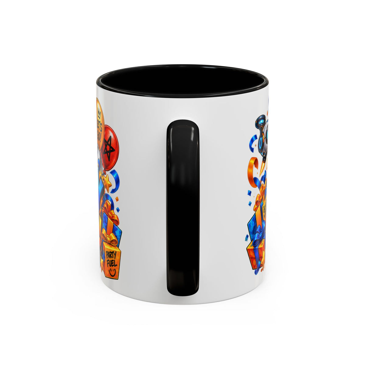 Festora Robot Birthday Mug – Birthday Mode Activated Coffee Cup