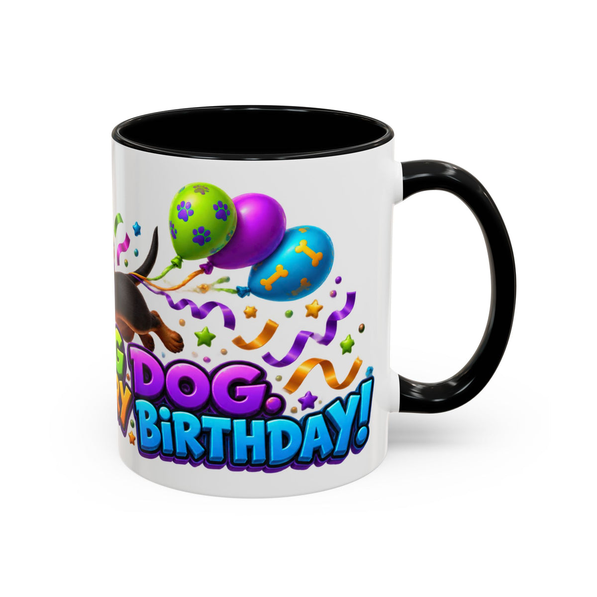 Long Dog Legendary Birthday Dachshund White Mug
