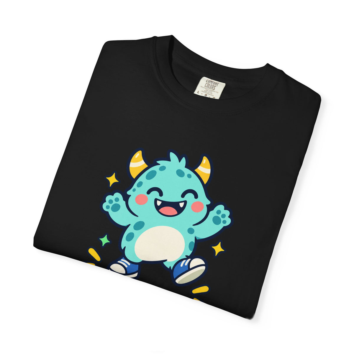Stay Monster Happy – Cute Monster Graphic T-Shirt