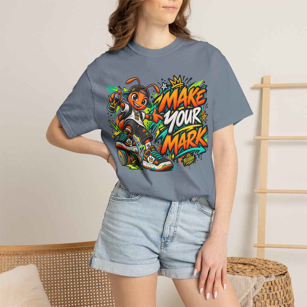 Make Your Mark  Graphic T-Shirt - Streetwear Ant Mascot Design