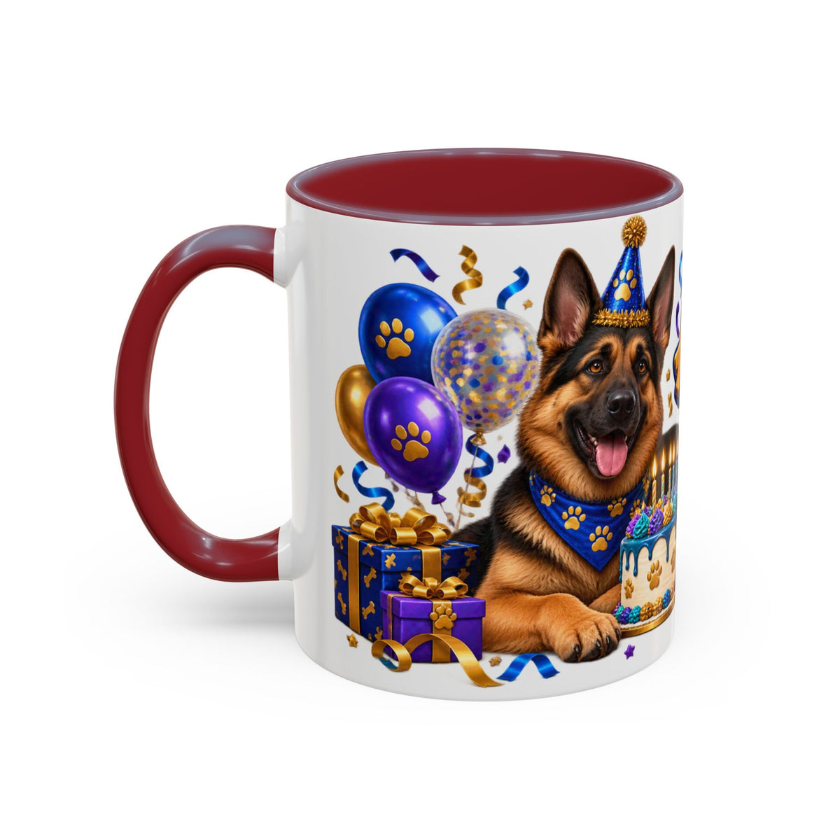 German Shepherd Birthday Mug – Another Year Bolder White Coffee Cup