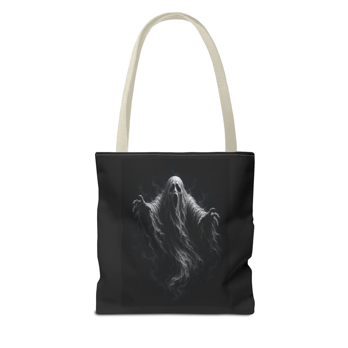 Ghostly Spirit Tote Bag — Spooky Halloween All-Over Print