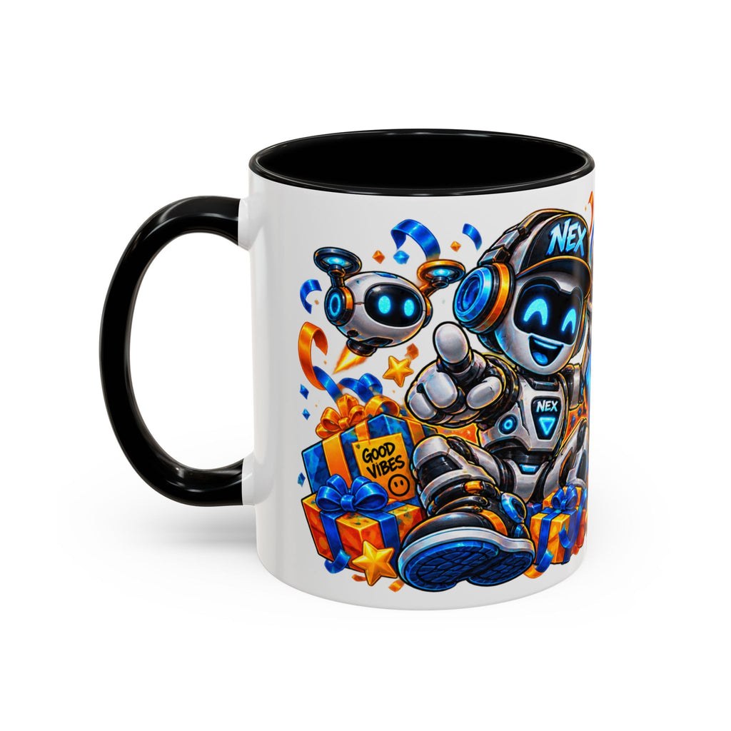 Festora Robot Birthday Mug – Birthday Mode Activated Coffee Cup