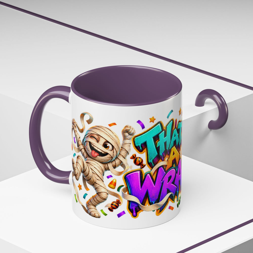 That’s a Wrap Funny Halloween Mummy Party White Mug