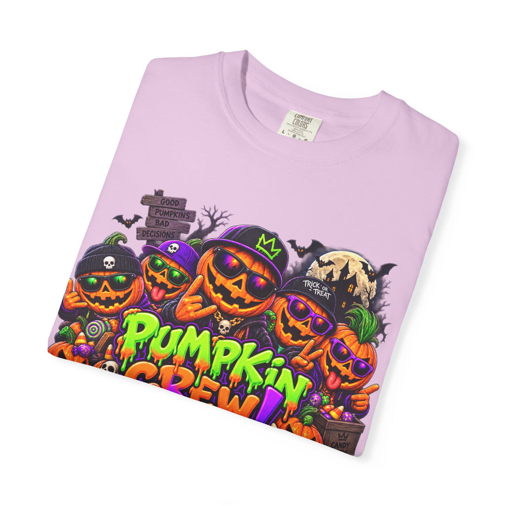 Pumpkin Crew Halloween T-Shirt – Funny Jack O’ Lantern Graphic Tee