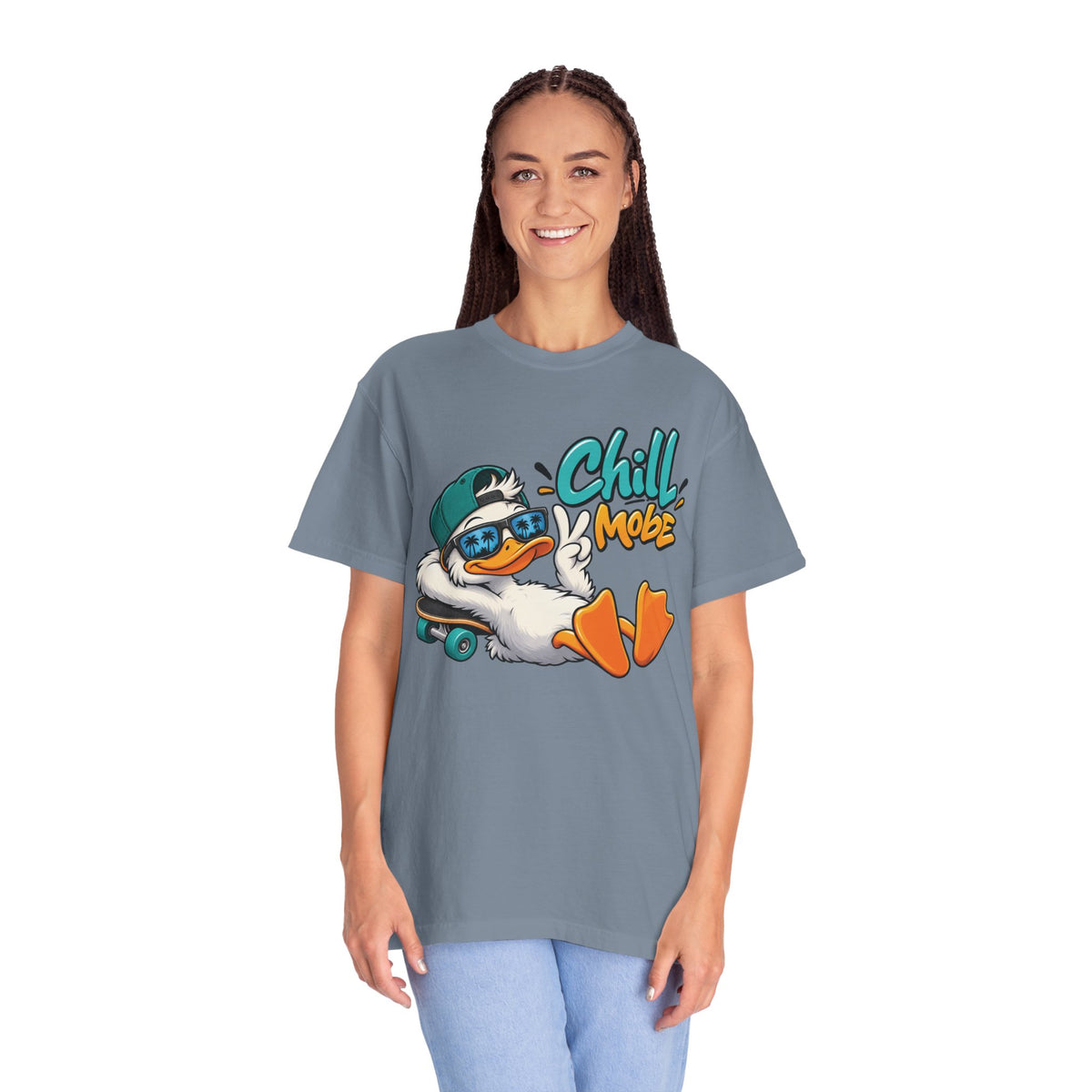 Chill Mode Duck Graphic T-Shirt | Festora Everyday