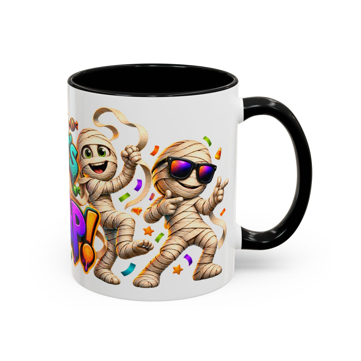 That’s a Wrap Funny Halloween Mummy Party White Mug