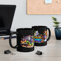 Delivering the Boos Ghost Delivery Halloween Black Mug