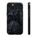 Graveyard Raven Phone Case - Gothic Red-Eyed Raven Tough iPhone Cover
